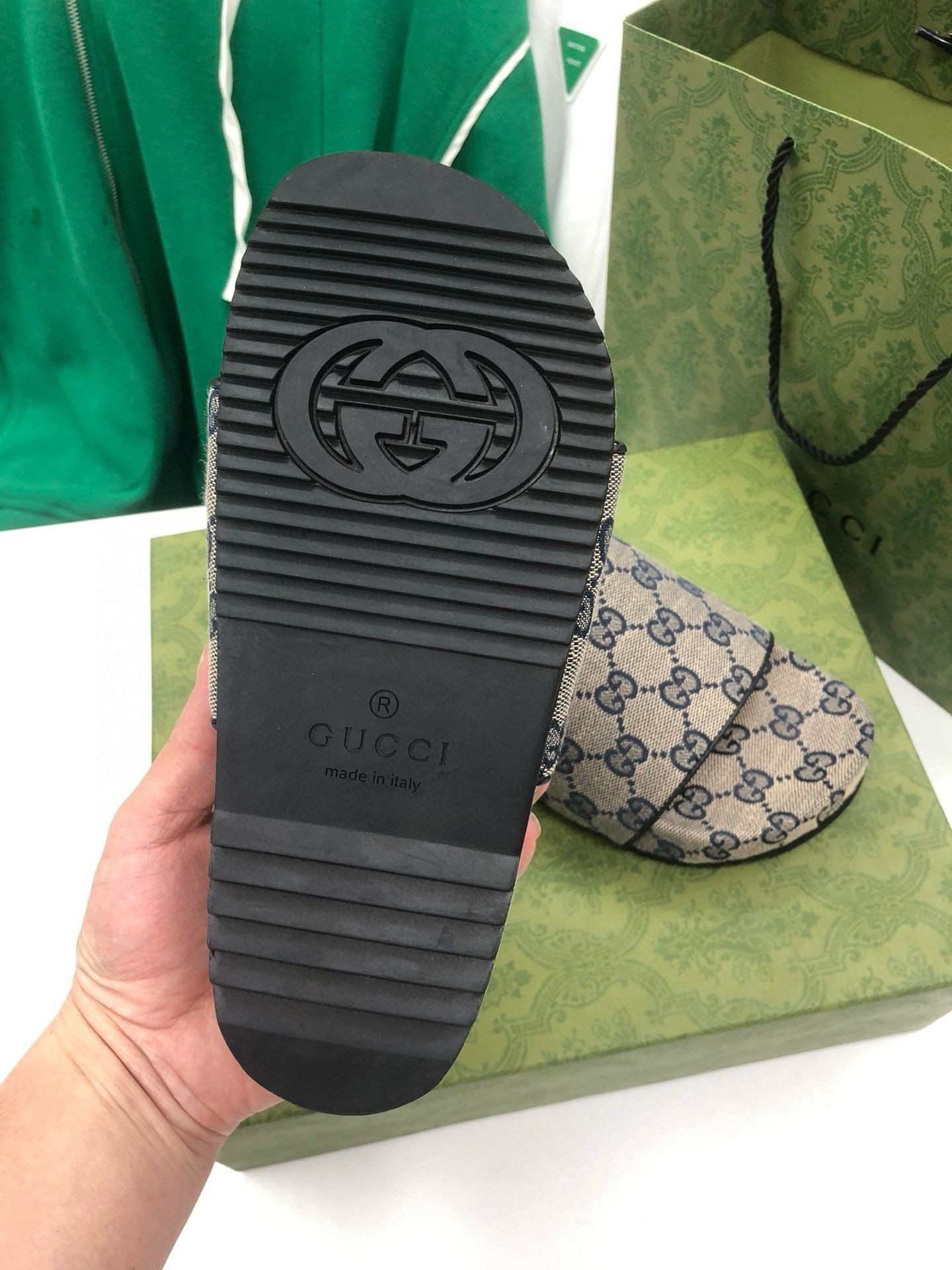 UA Gucci GG Slide Sandal