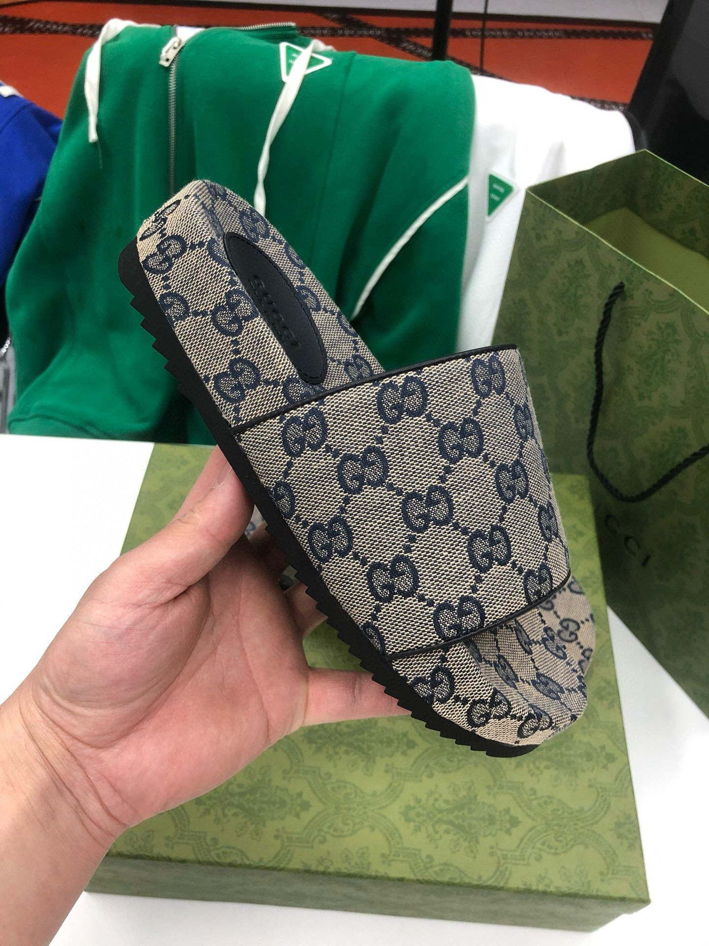 UA Gucci GG Slide Sandal