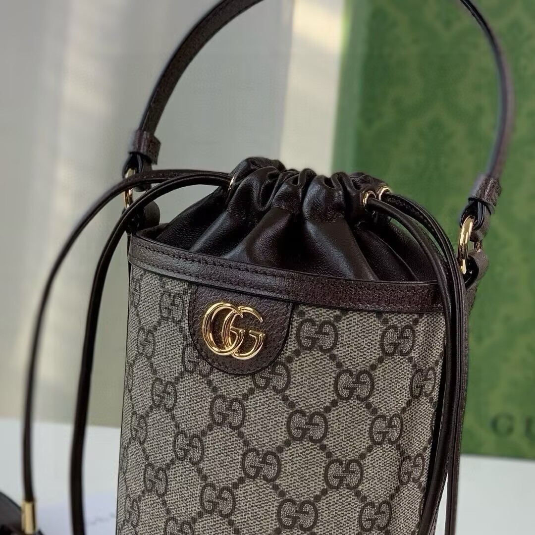 Gucci Ophidia Mini Bucket Bag 11.5x20x8cm
