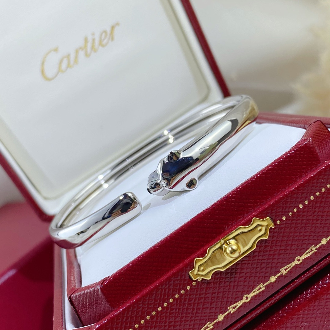 Cartier Slim Polished Leopard Bracelet 16-17