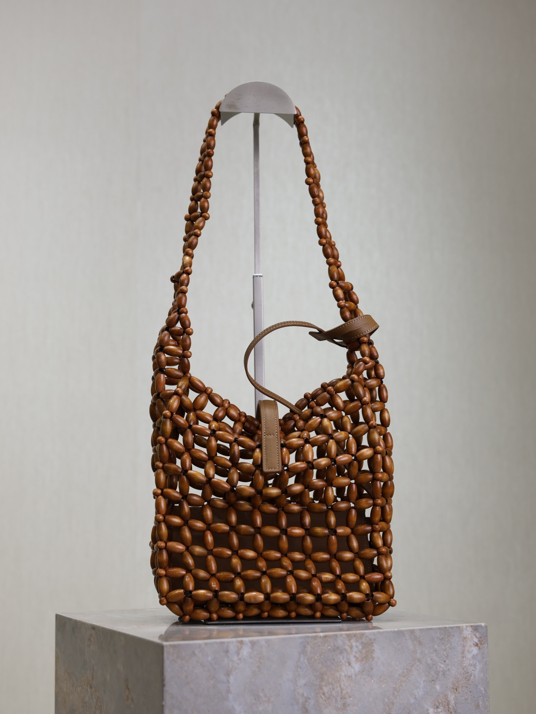 YSL LE 5 à 7 wood beads 23x22x8.5cm