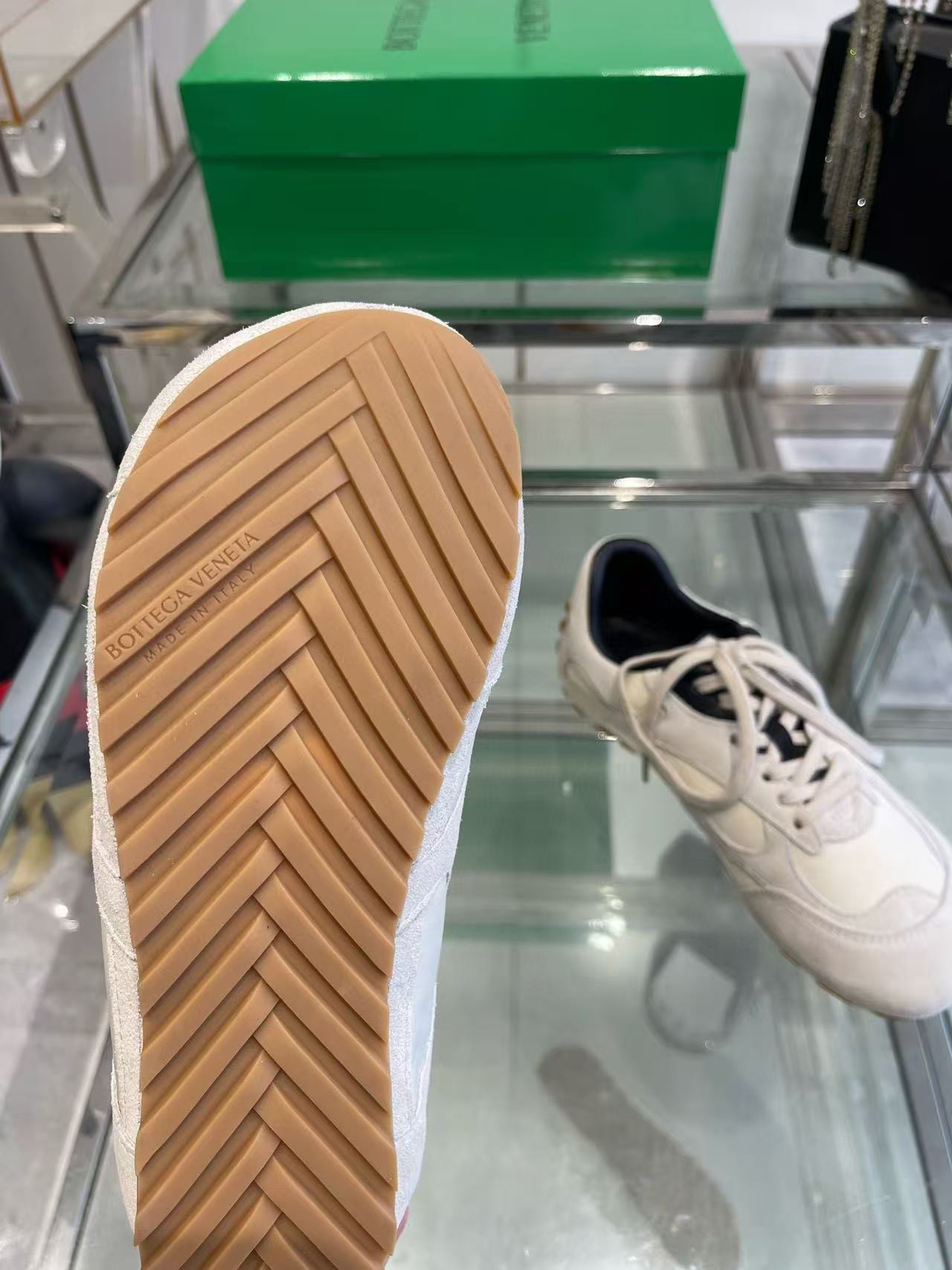 UA Bottega Veneta Orbit Sneakers