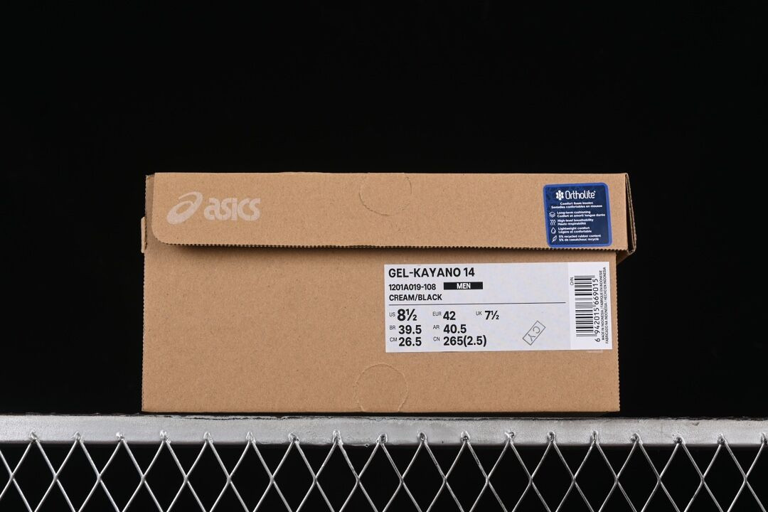 UA ASICS Gel-Kayano 14 Cream Black Metallic Plum