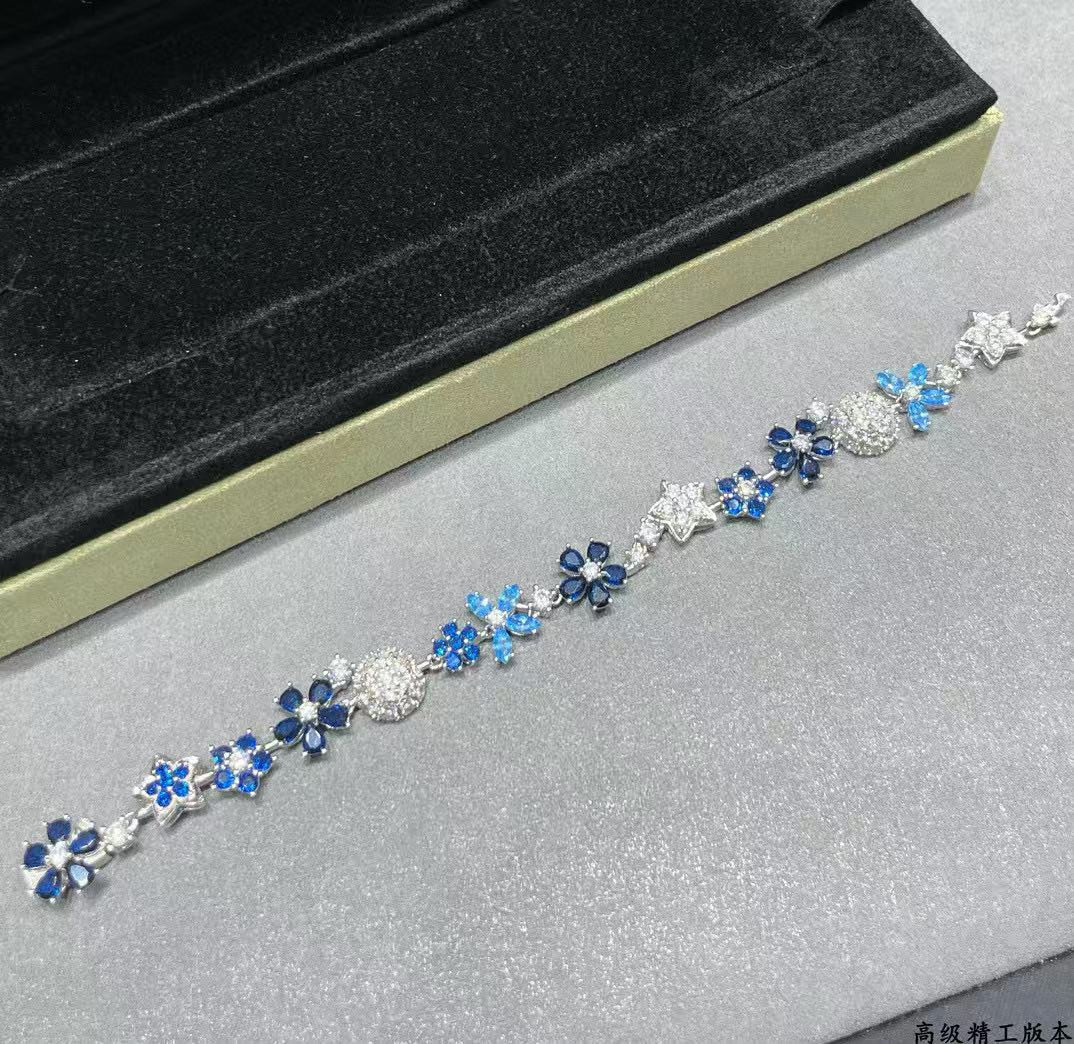 Van Cleef & Arpels Colored Floral Bracelet