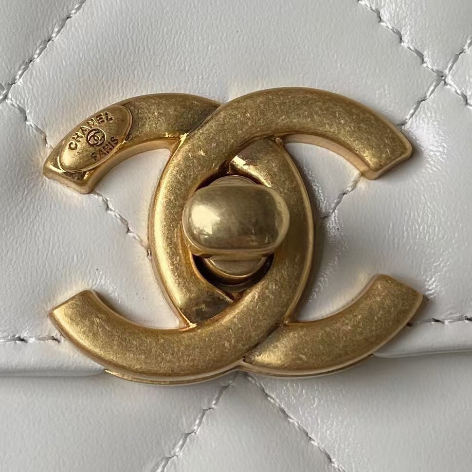 Chanel 24C Flap Bag AS2649 12x19x8cm