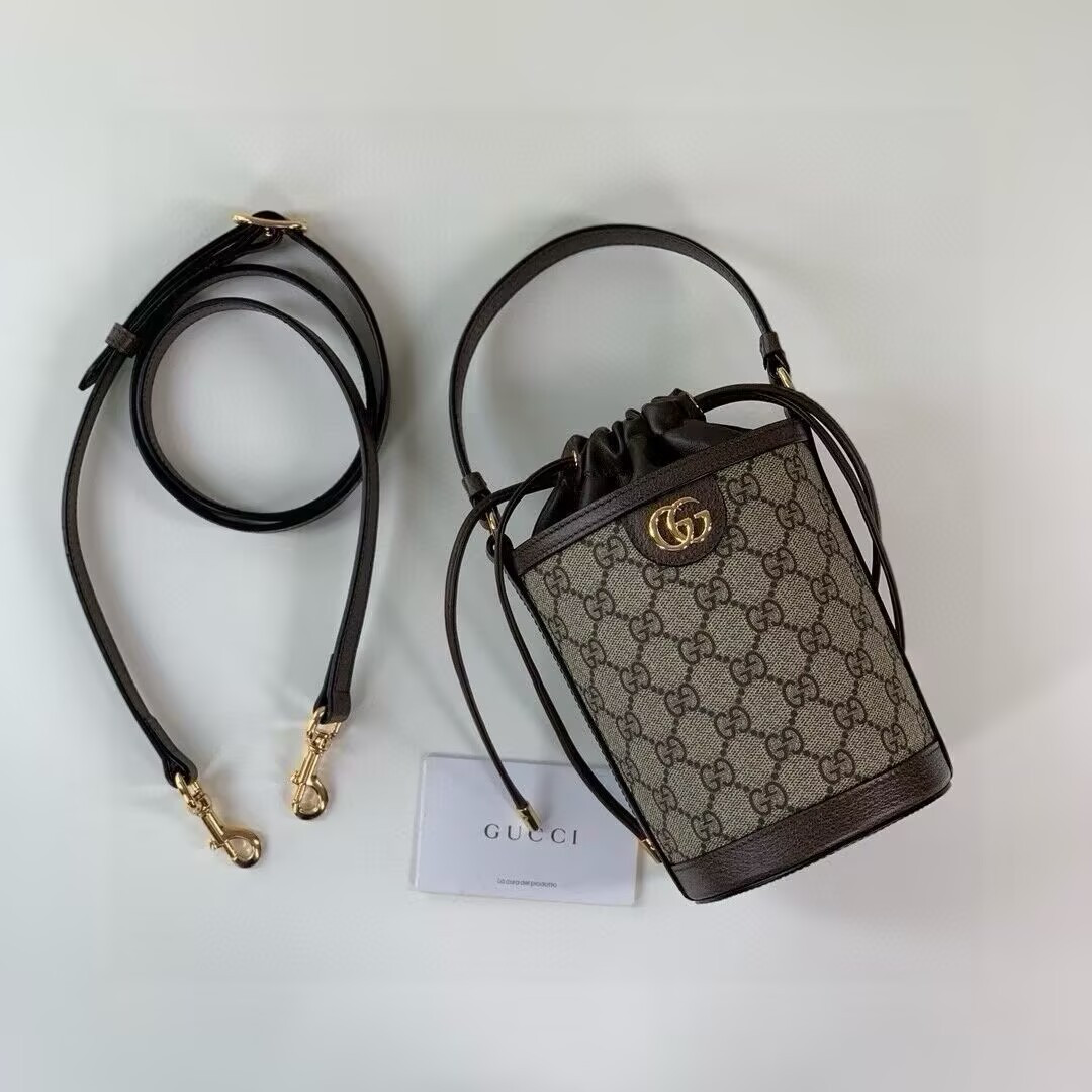 Gucci Ophidia Mini Bucket Bag 11.5x20x8cm
