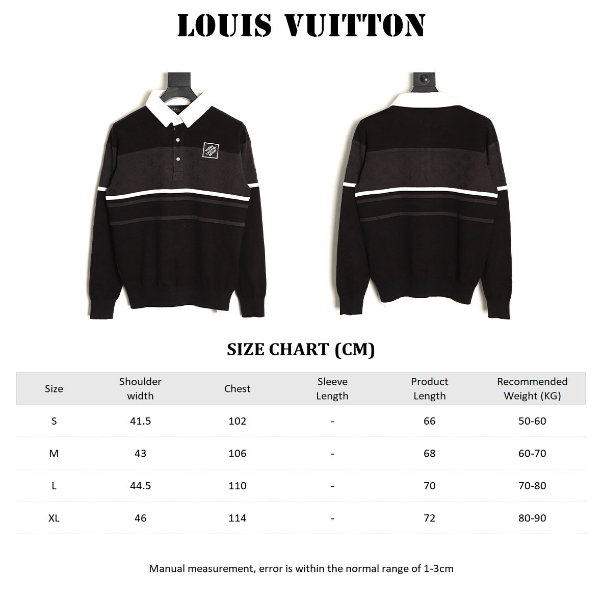 LOUIS VUITTON LV knitting Polo Shirt