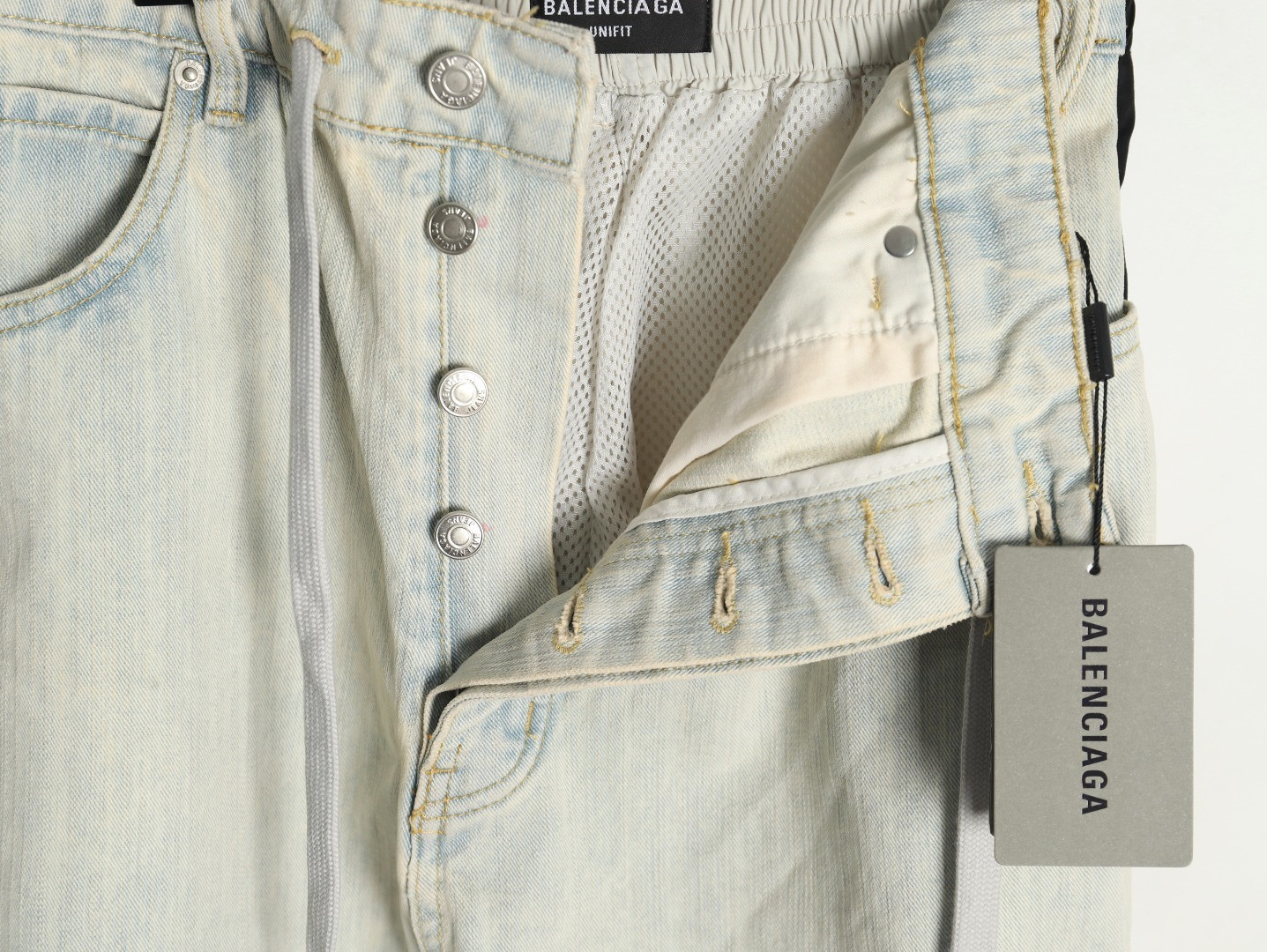 Balenciaga 25ss Patchwork Jeans