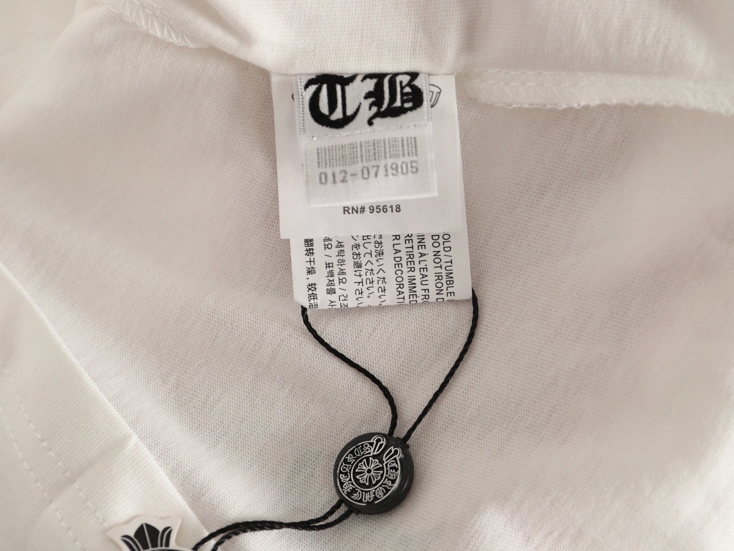 Ch*0me He**ts 25fw long-sleeved t-shirt