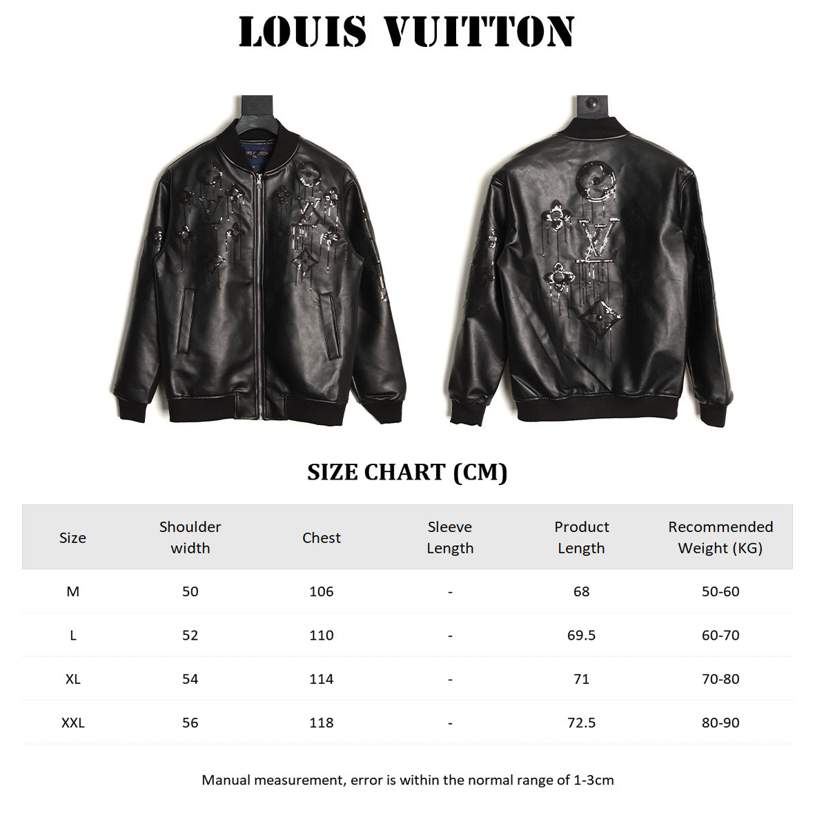 Louis Vuitton LV 25SS Leather Jacket