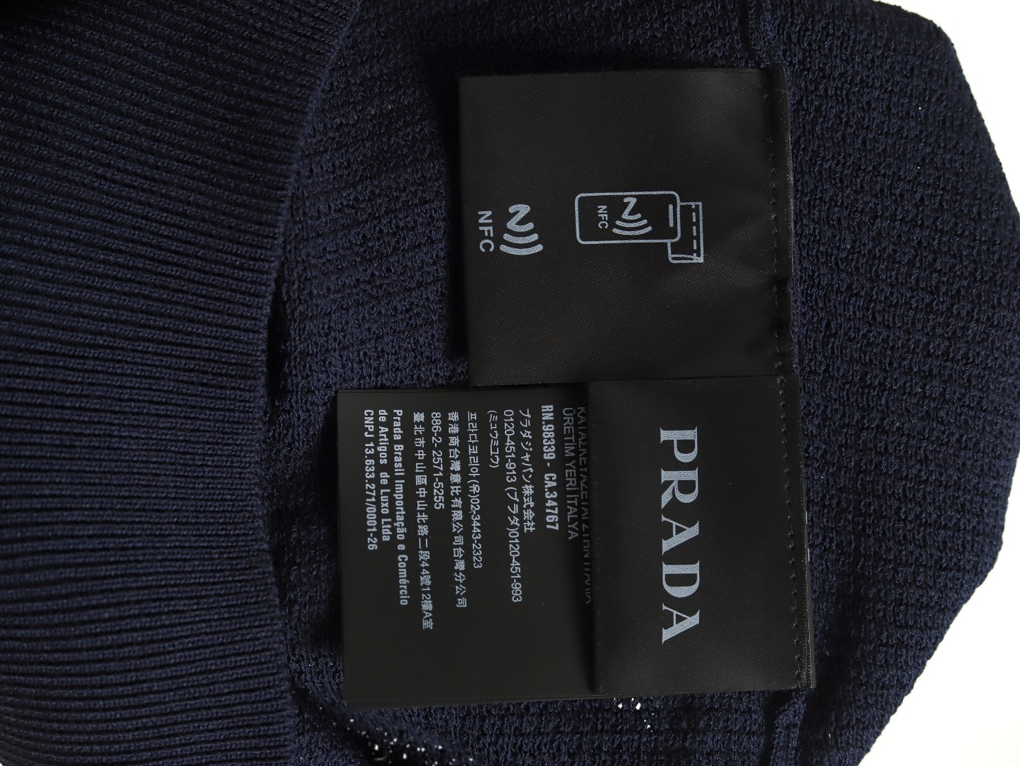 PRADA PRD knitting Short-sleeved