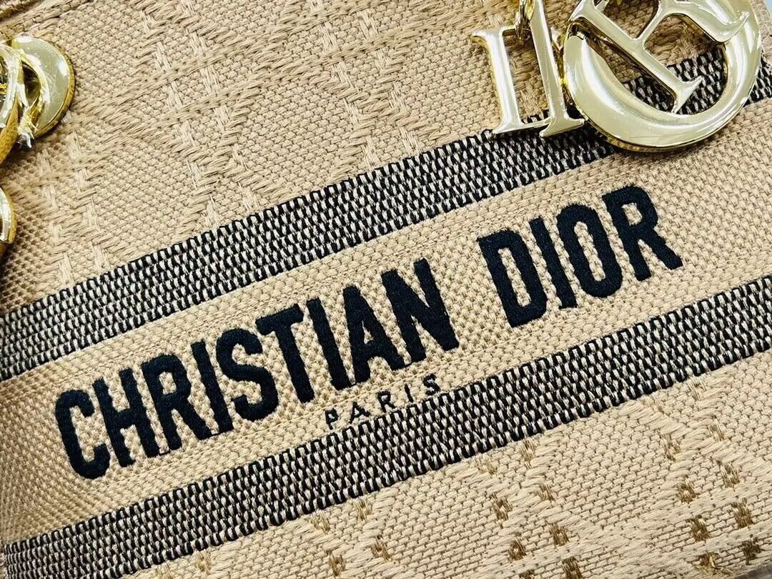 Dior Medium Lady D-Lite Bag 24x20x11cm