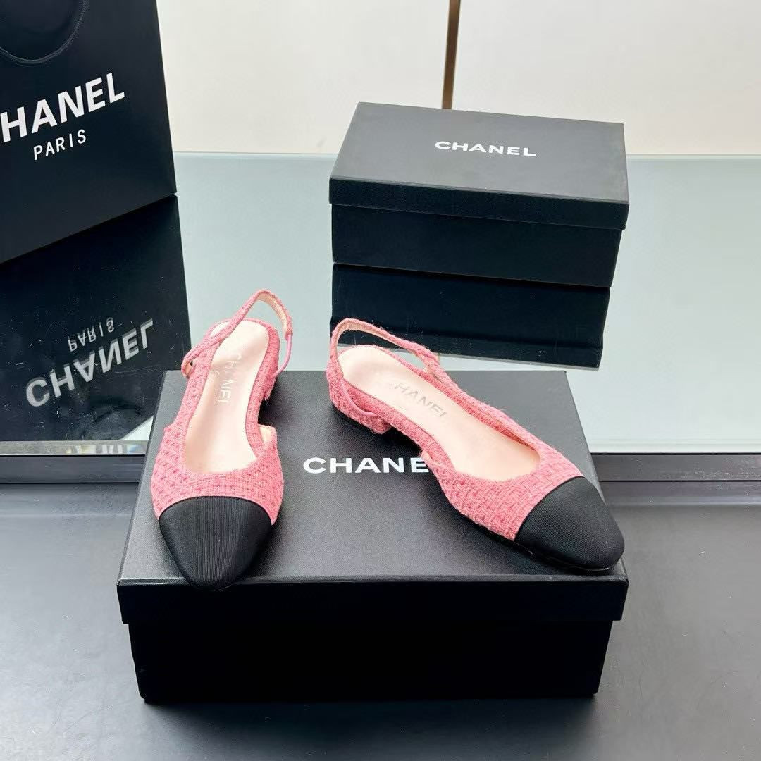 UA CHANEL SLINGBACKS FLAT