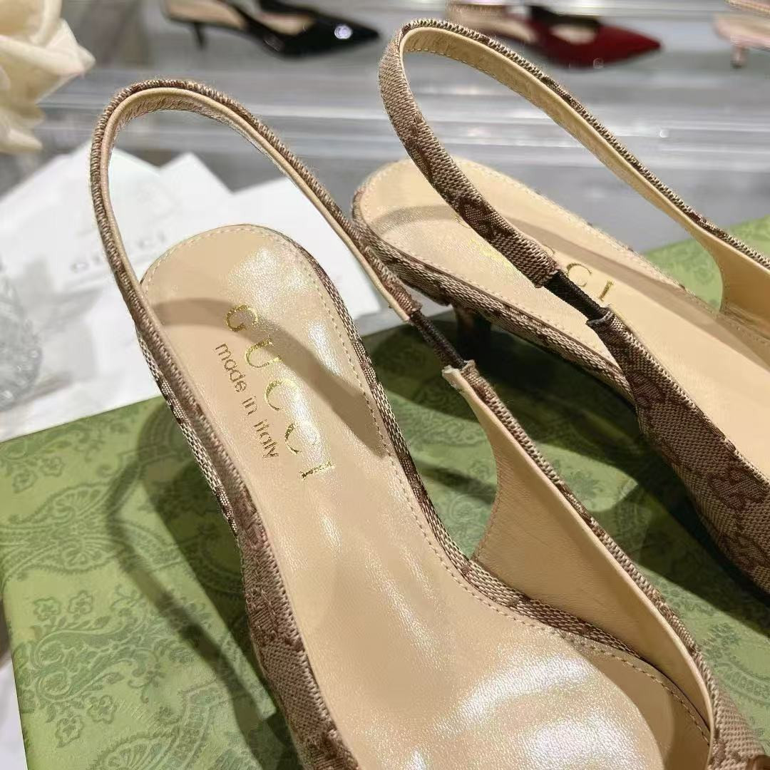 UA GUCCI HORSEBIT SLINGBACK PUMP LOW HEEL