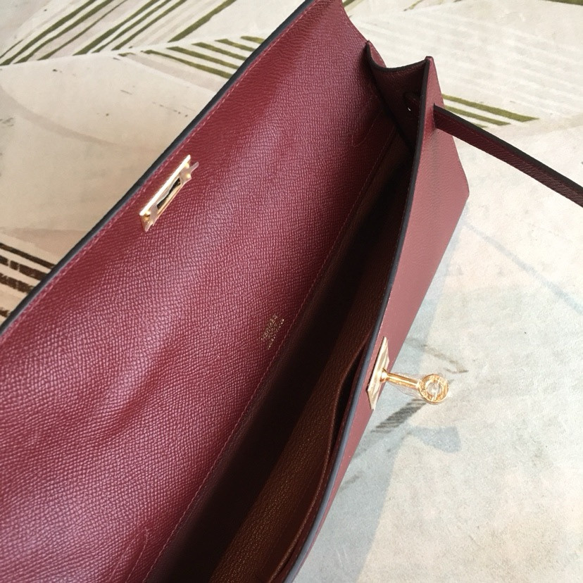 Hermes Kelly Cut 31cm Epsom Leather Gold