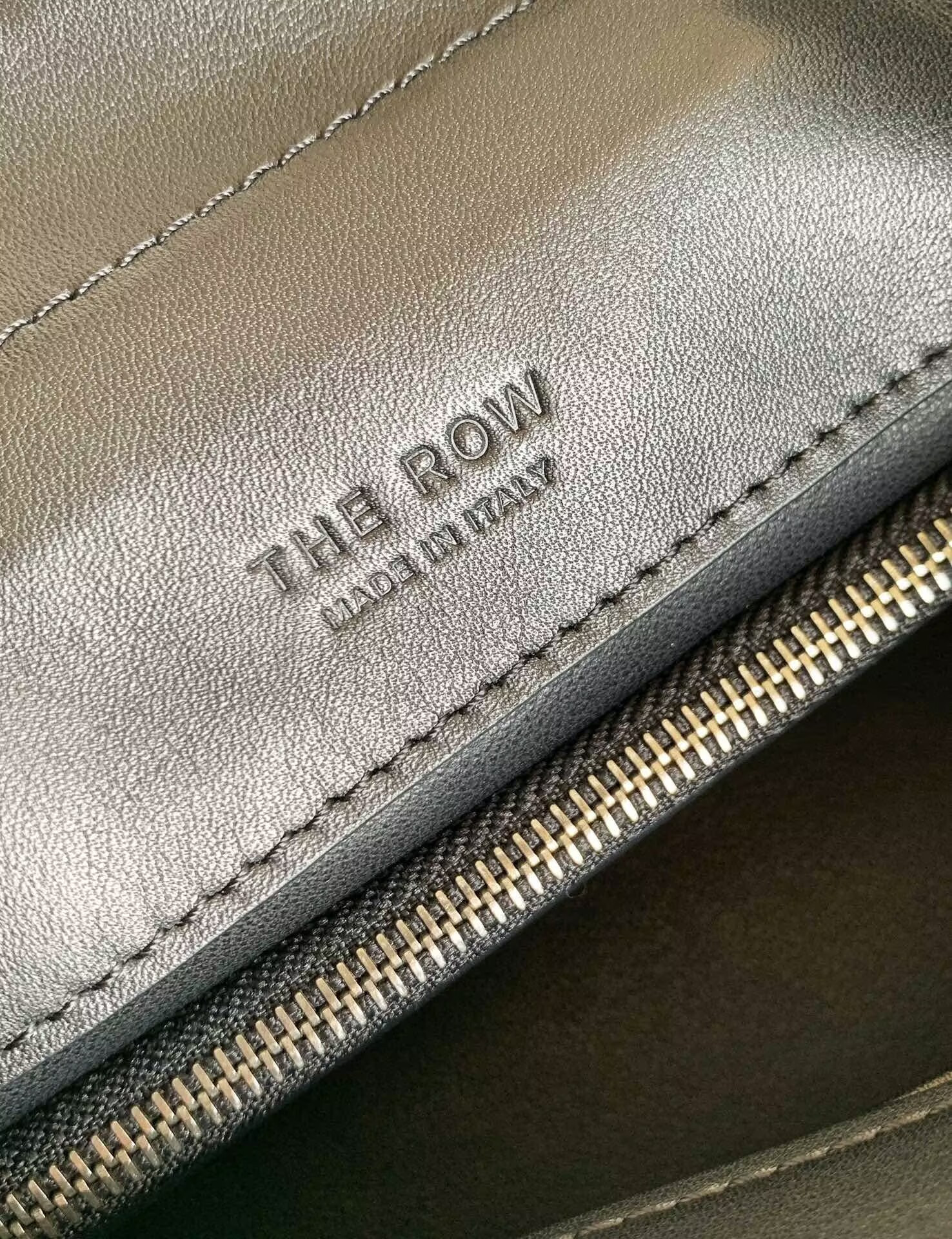 The Row Peggy Clutch in Leather 28x13x14cm