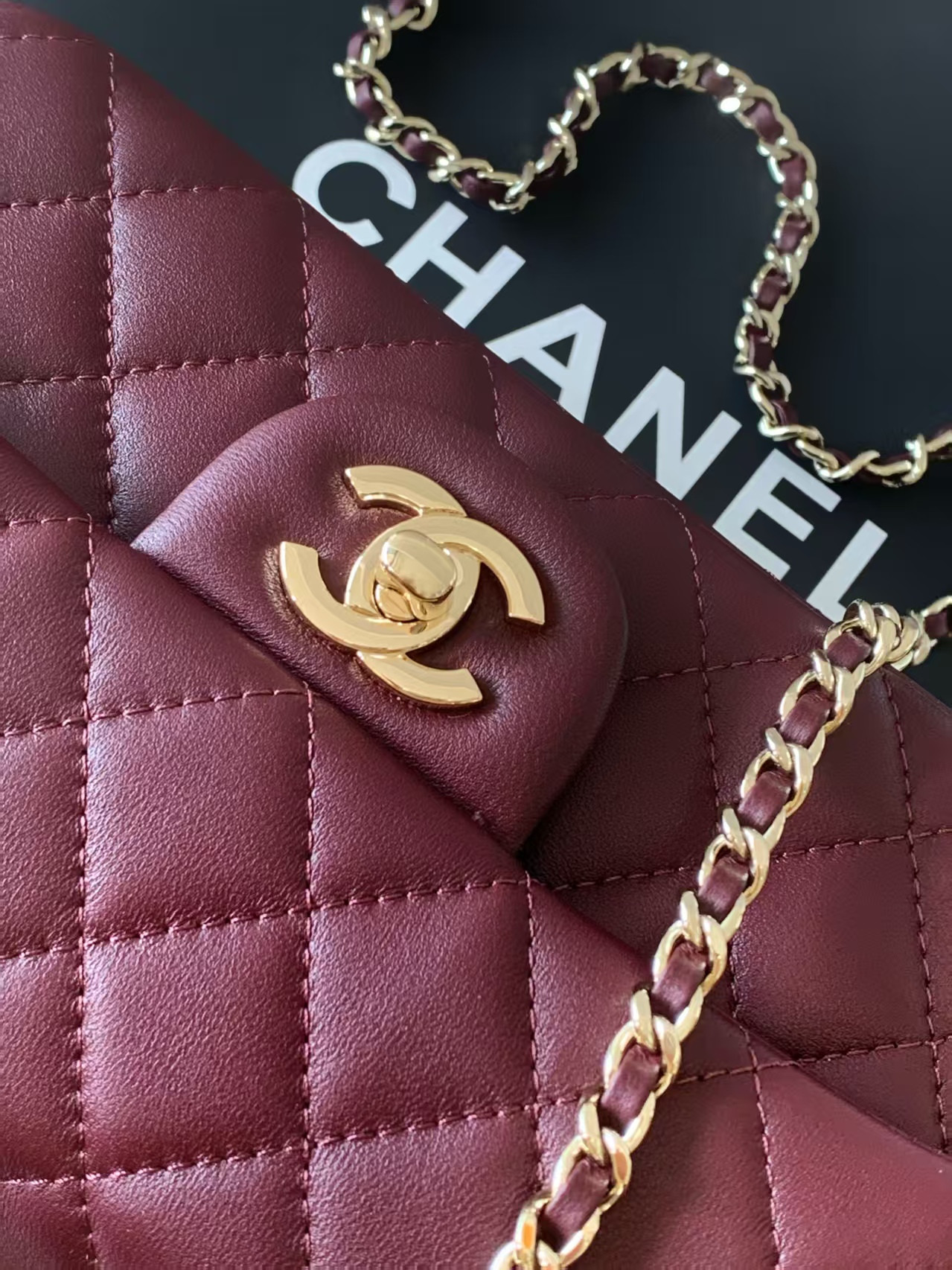 CHANEL Mini CF handle 20x12x6cm