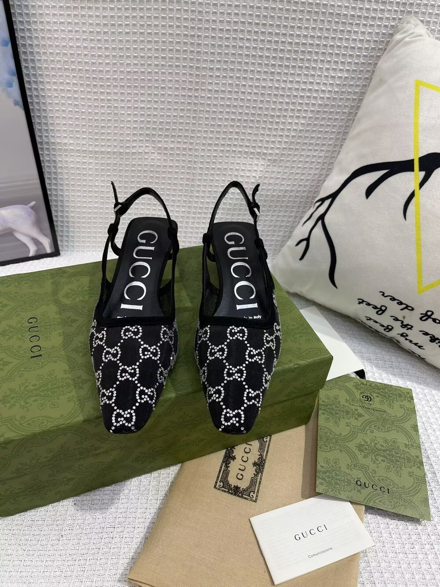 UA GUCCI GG Slingback