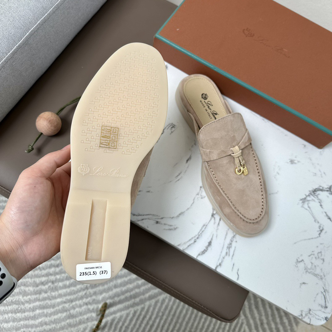 UA Loro Piana Babouche Charms Walk Loafers