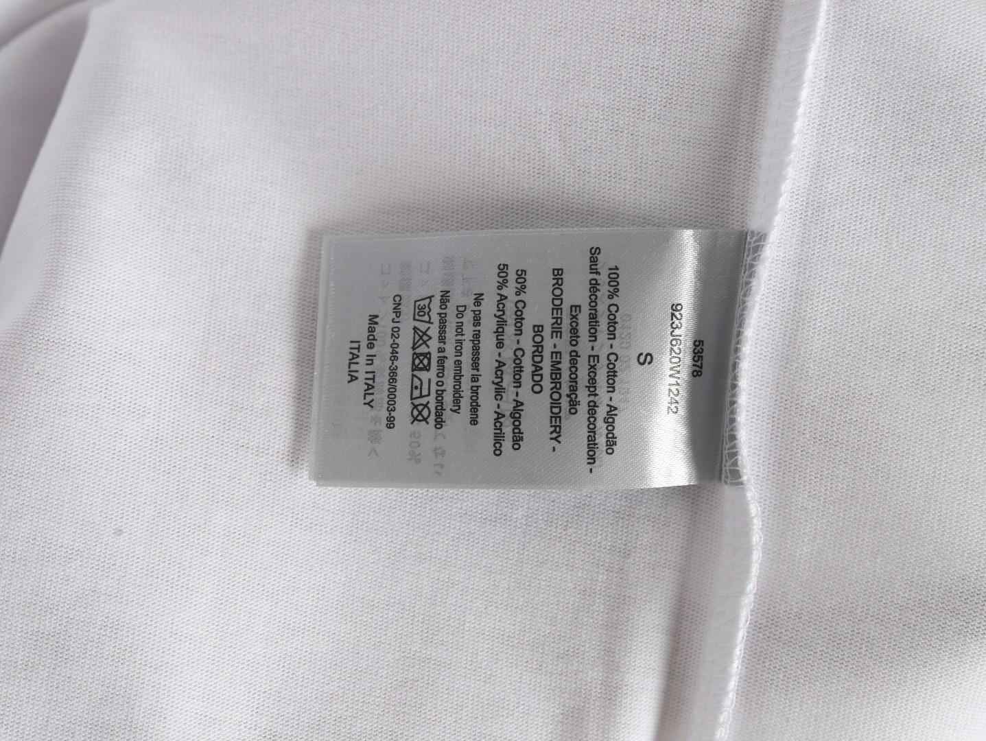 Dior x Stone Island 25SS Short-sleeved T-shirt
