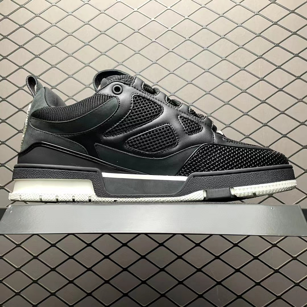 UA Louis Vuitton LV Skate Sneaker Black White