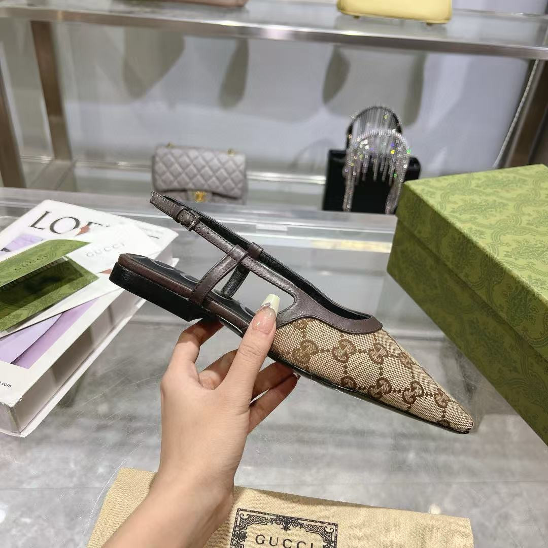 UA Gucci Demi Slingback Flat