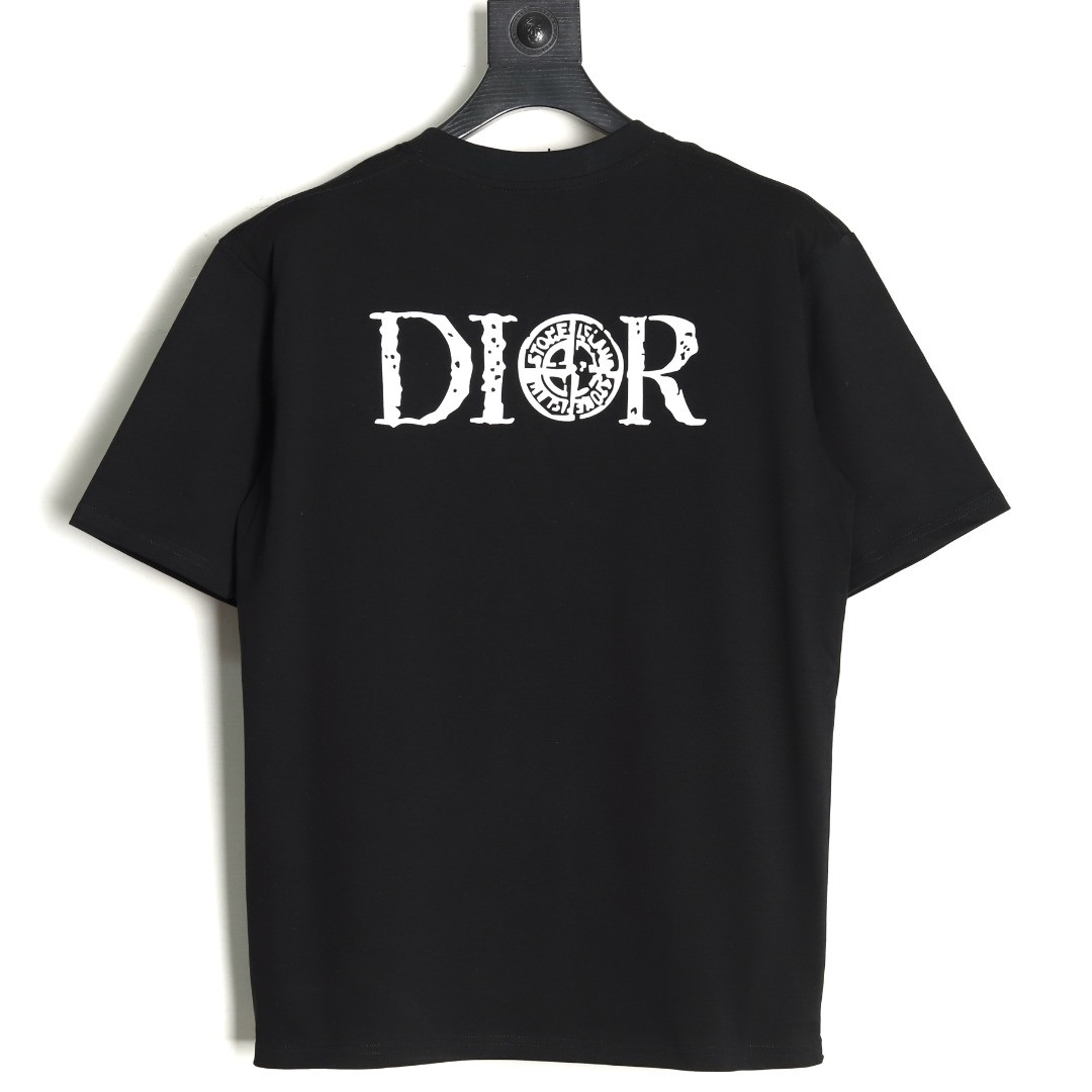 Dior x Stone Island 25SS Short-sleeved T-shirt
