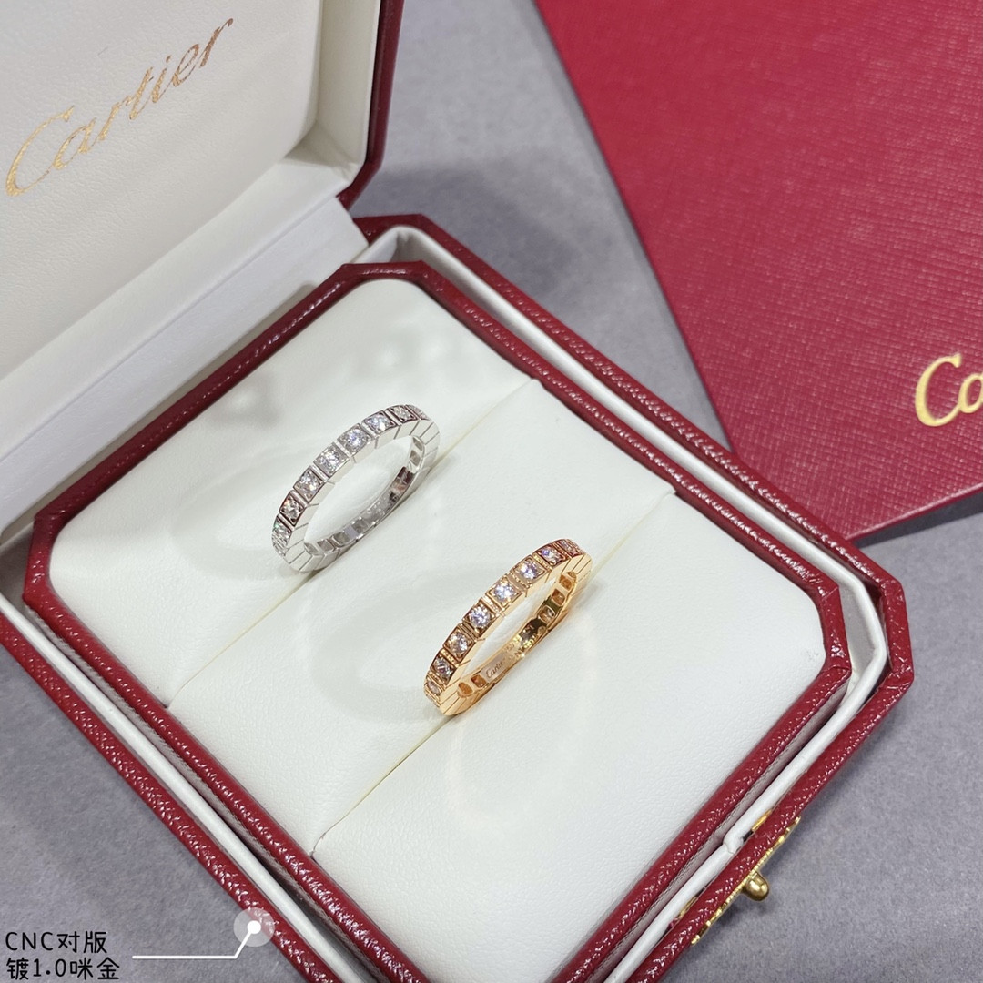 Cartier Alternating diamond-set Ring