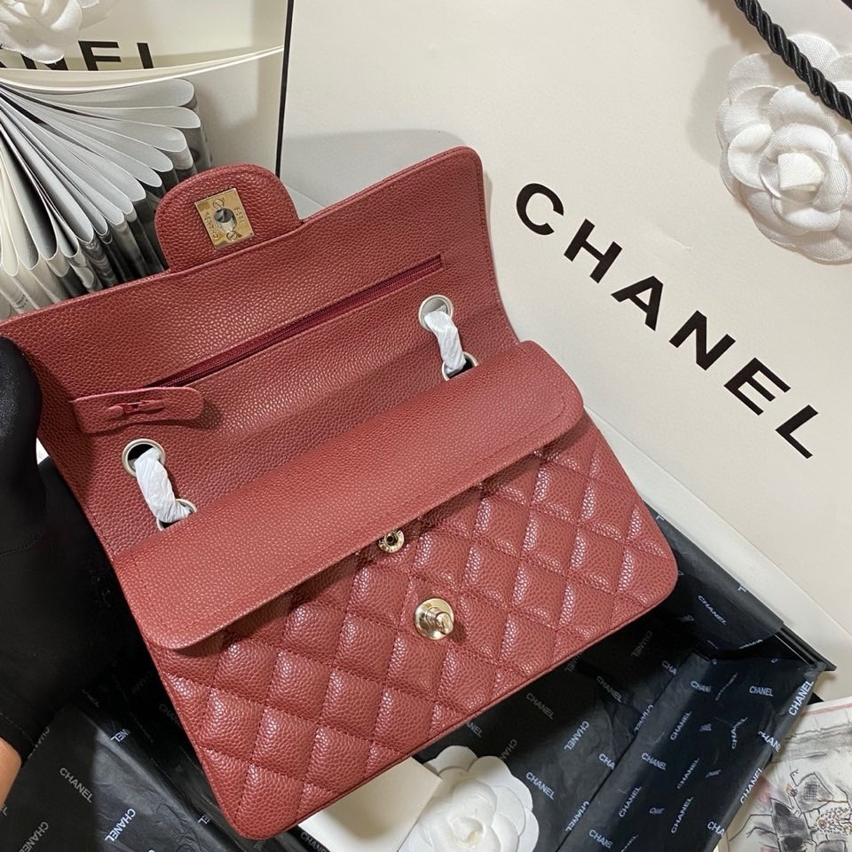 CHANEL SMALL CLASSIC HANDBAG 14.5×23×6cm