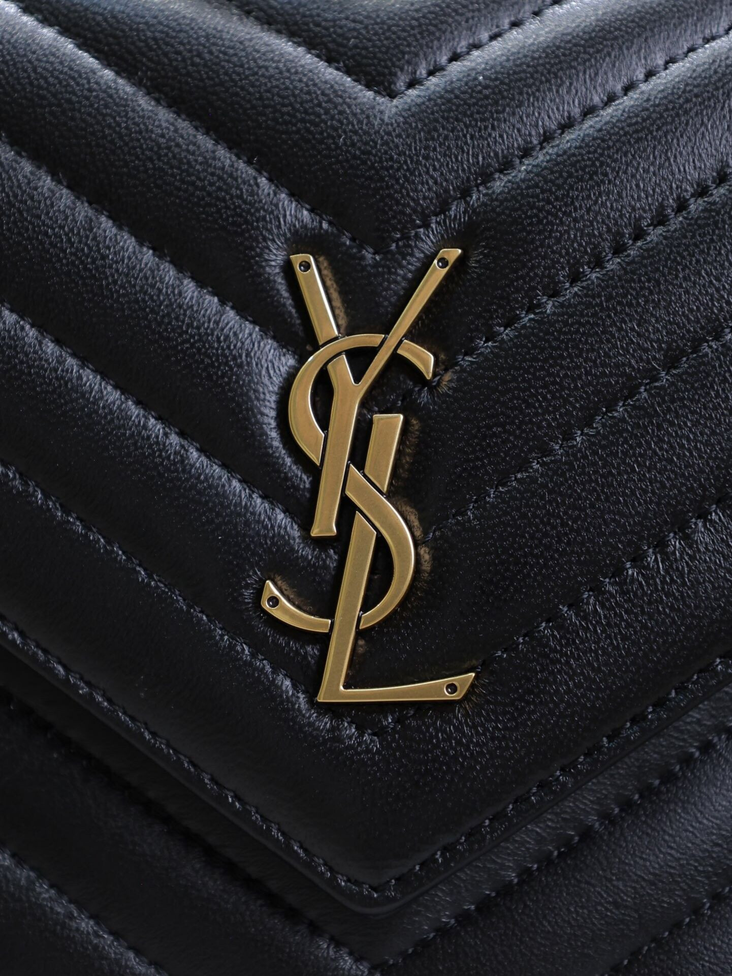 YSL Saint Laurent Joe Drawstring Quilted Backpack 22x29x15cm