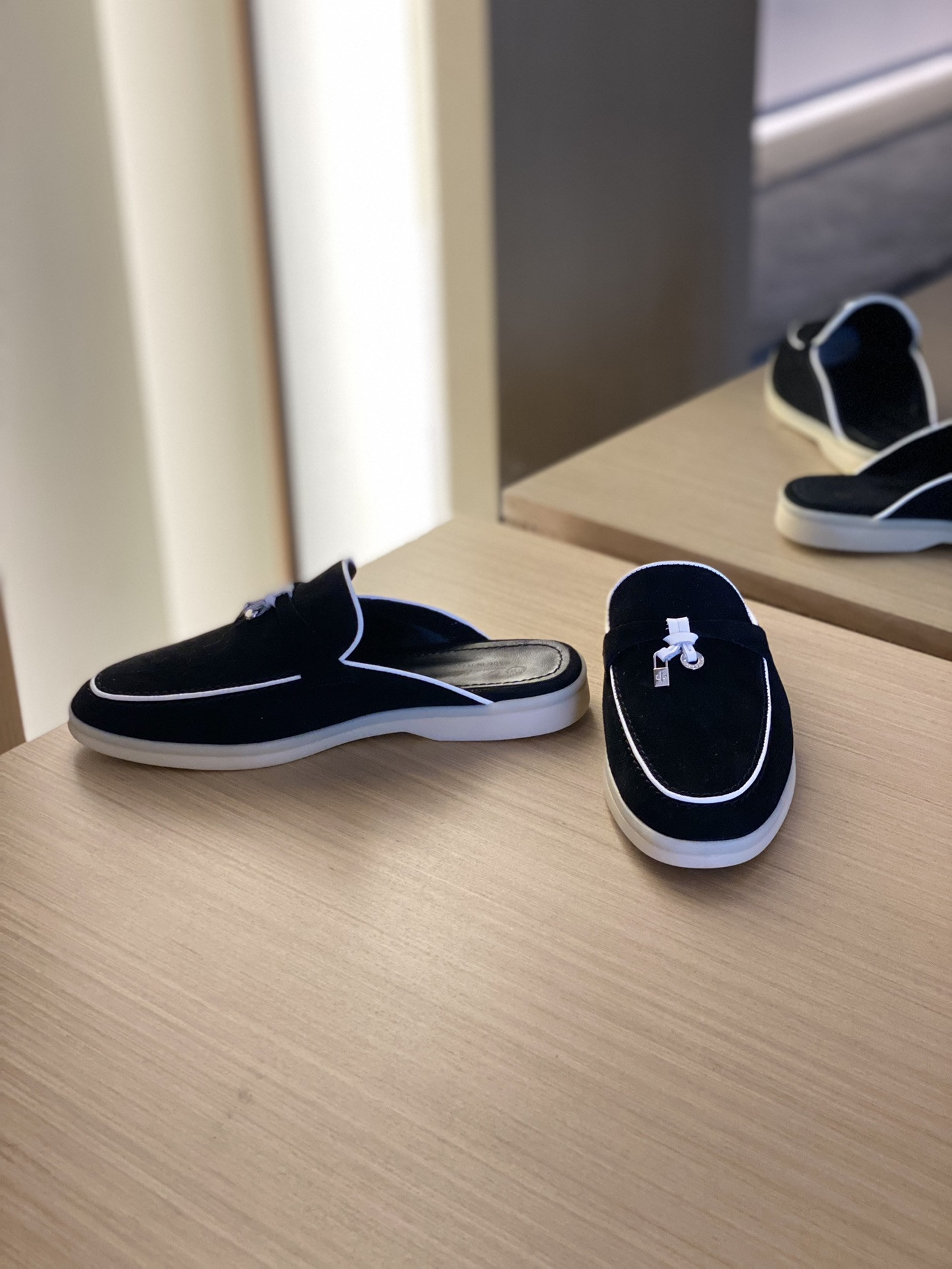 UA Loro Piana Babouche Charms Walk Loafers