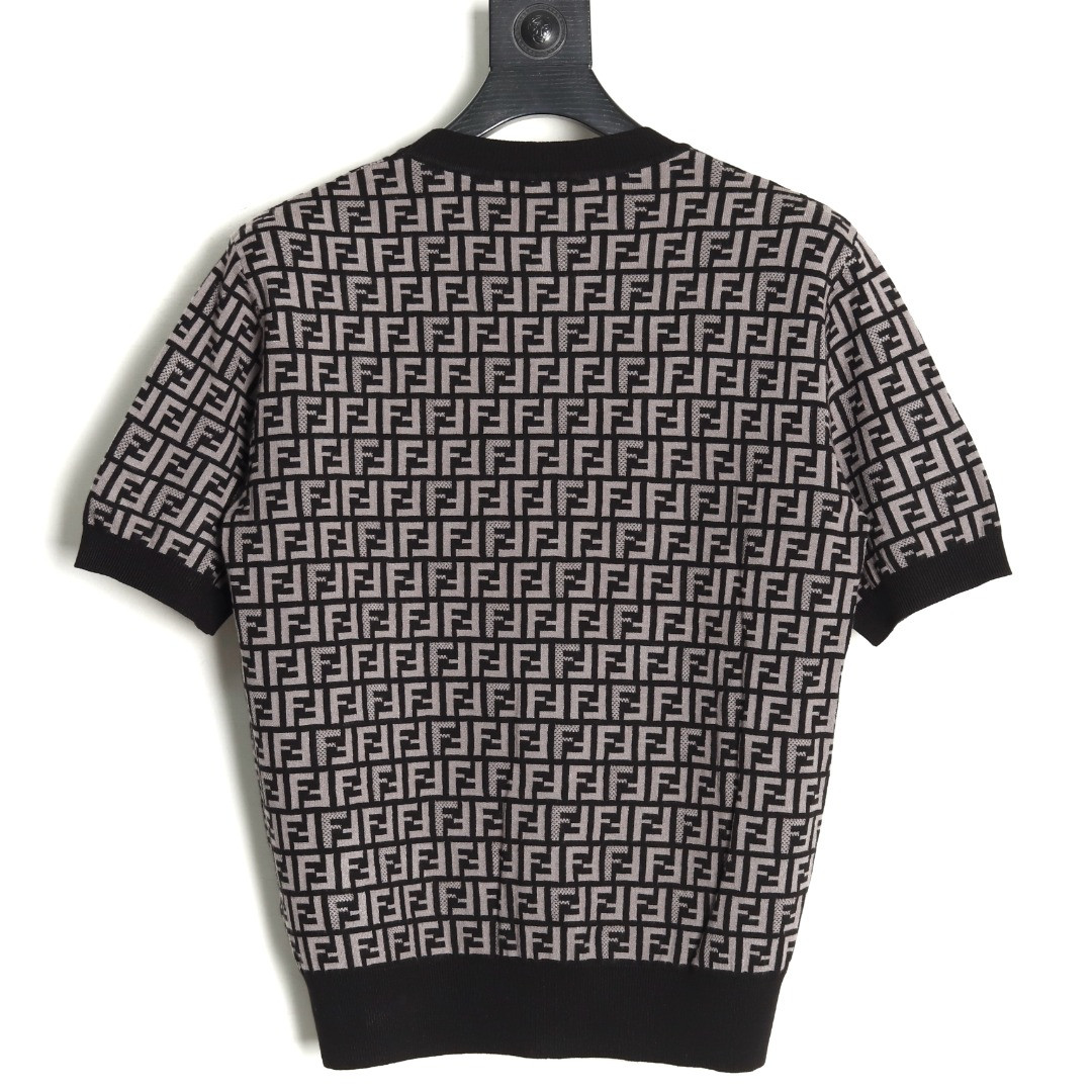 FENDI FD knitting Short-sleeved
