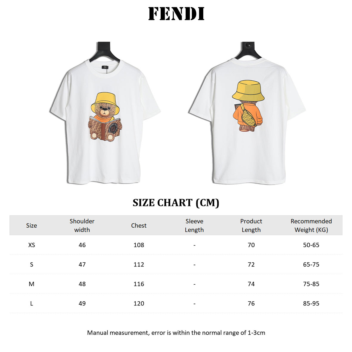 Fendi 23ss Short-sleeved T-shirt