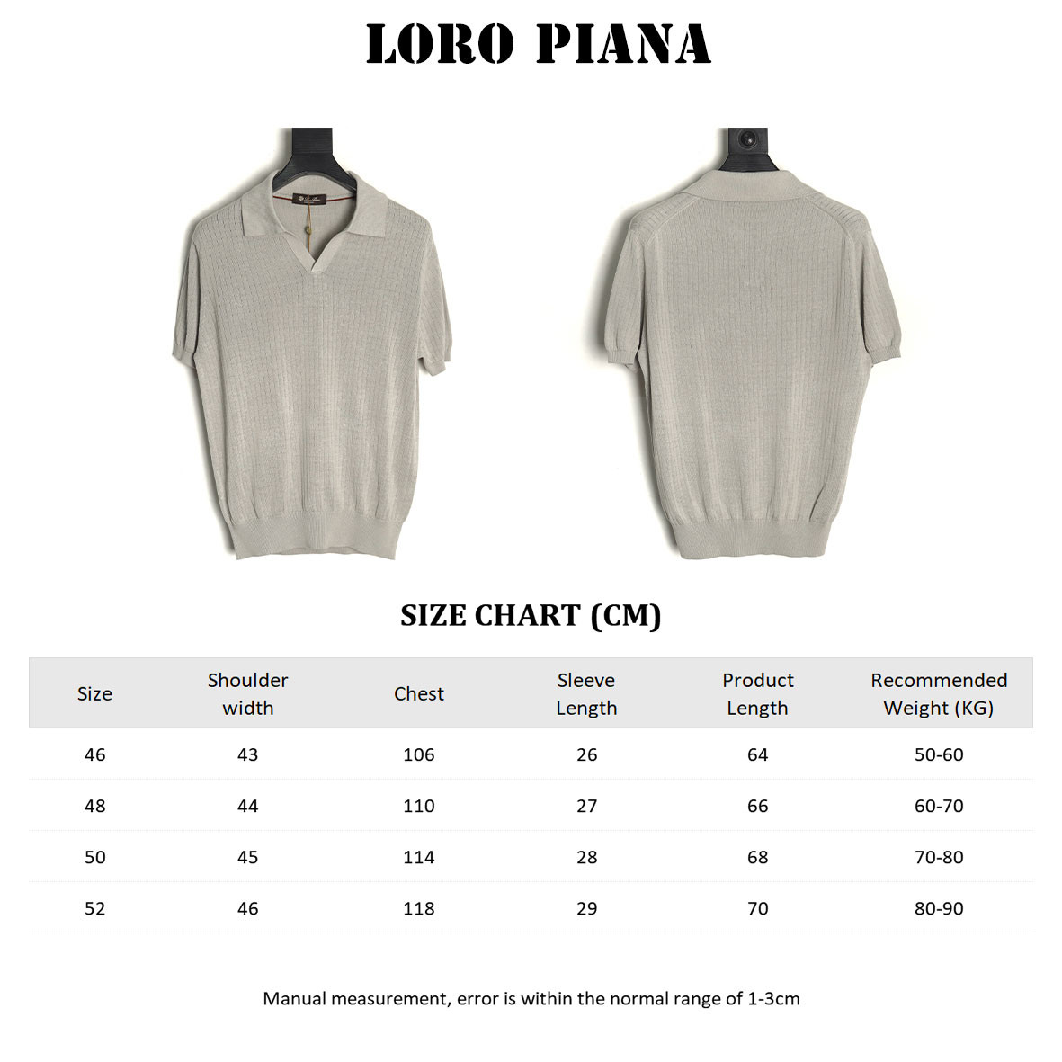 Loro Piana LP 25SS Short-sleeved T-shirt