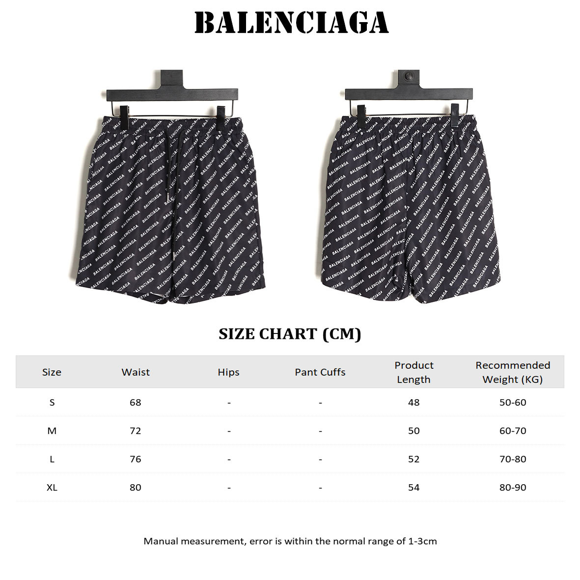 Balenciaga 25ss shorts