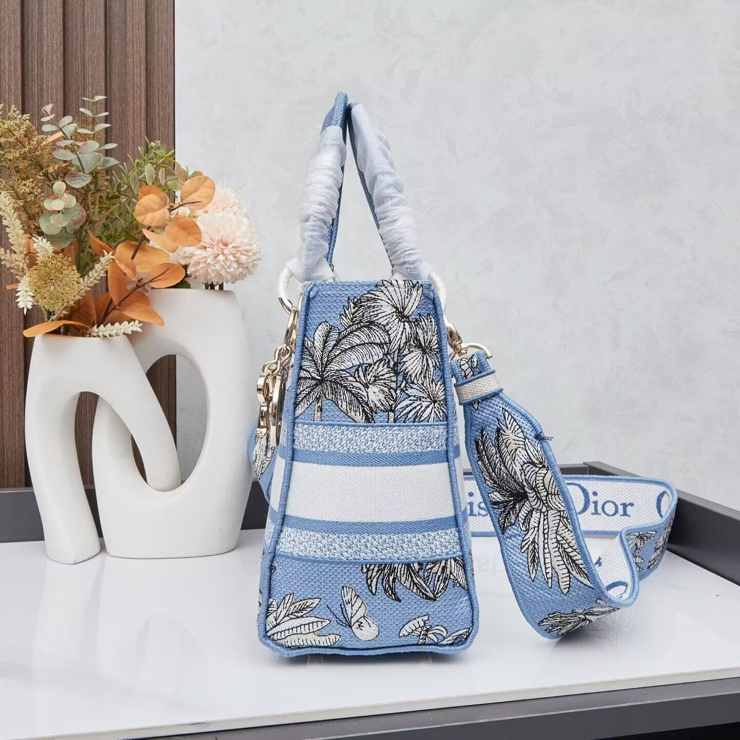 Dior Dioriviera Medium Dior Lady D-Lite Bag 24x20x11cm