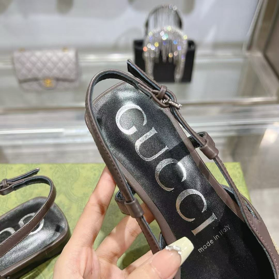 UA Gucci Demi Slingback Flat