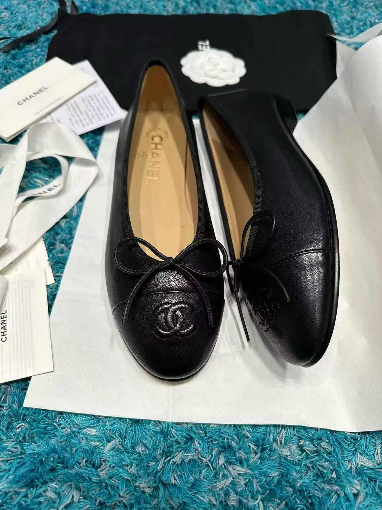 UA CHANEL BALLET FLATS