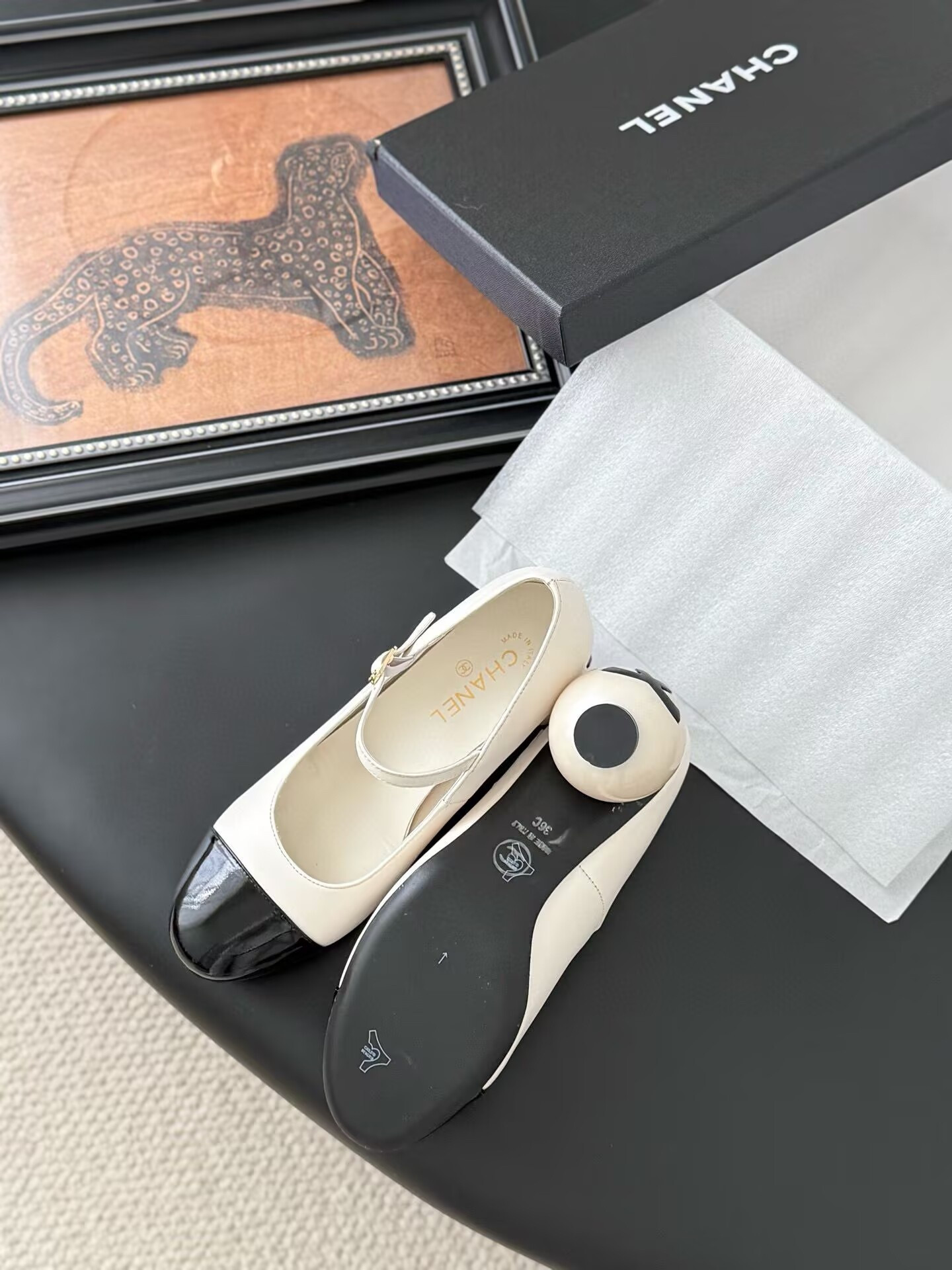 UA Chanel Mary Janes