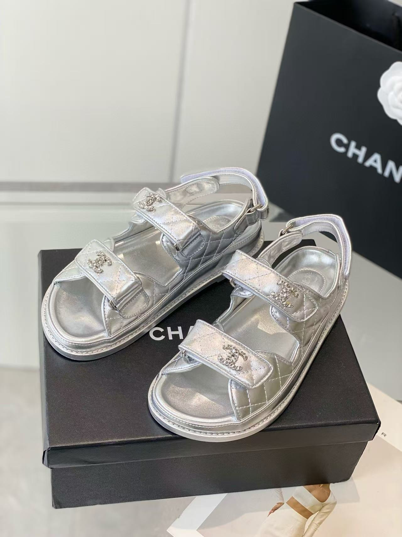 UA Chanel Sandals