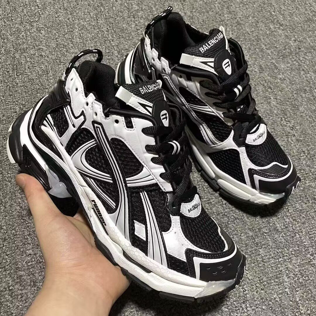 UA Balenciaga Runner Sneaker in White