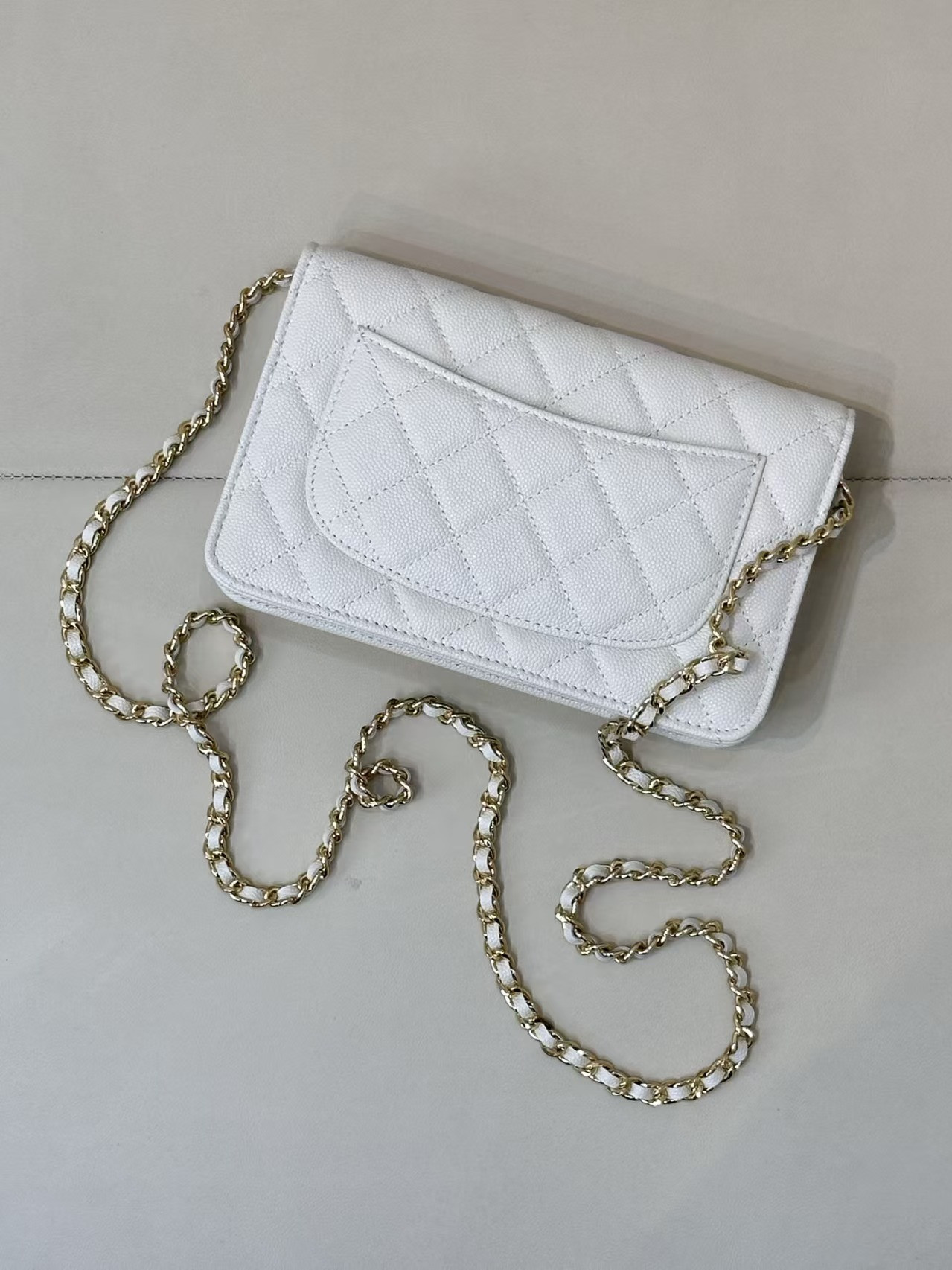 CHANEL WOC CLASSIC WALLET ON CHAIN 13x19cm