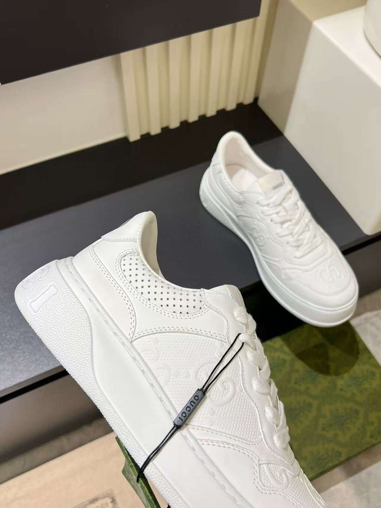 UA Gucci GG Embossed Sneakers