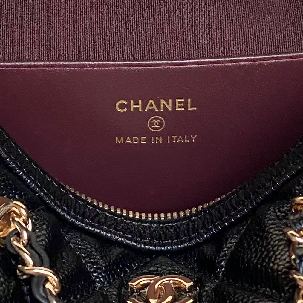 Chanel 25P Caviar Microchip Ap4515 11.5×18.5×11cm