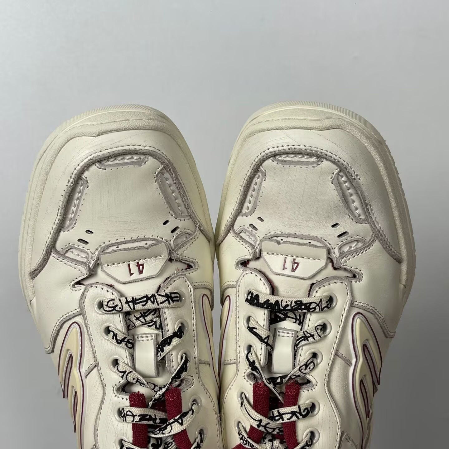 UA Balenciaga Hamptons Medium Worn-out Sneaker (run one size large)