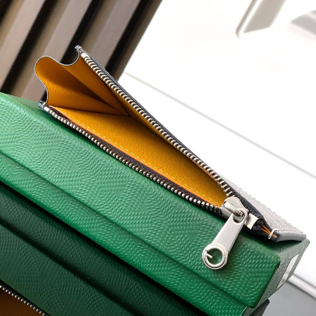 Goyard Bourbon zipped card holder 12.5x1x8.4cm