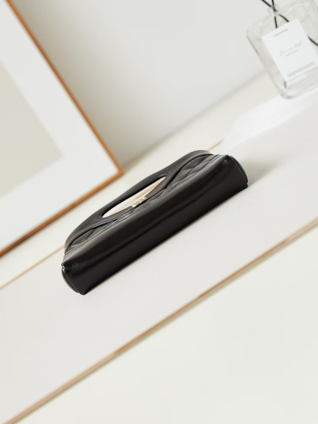 Chanel 31 Nano Chain Bag Lambskin Gold Tone Metal Black AS3656 17.5x20.5x4cm