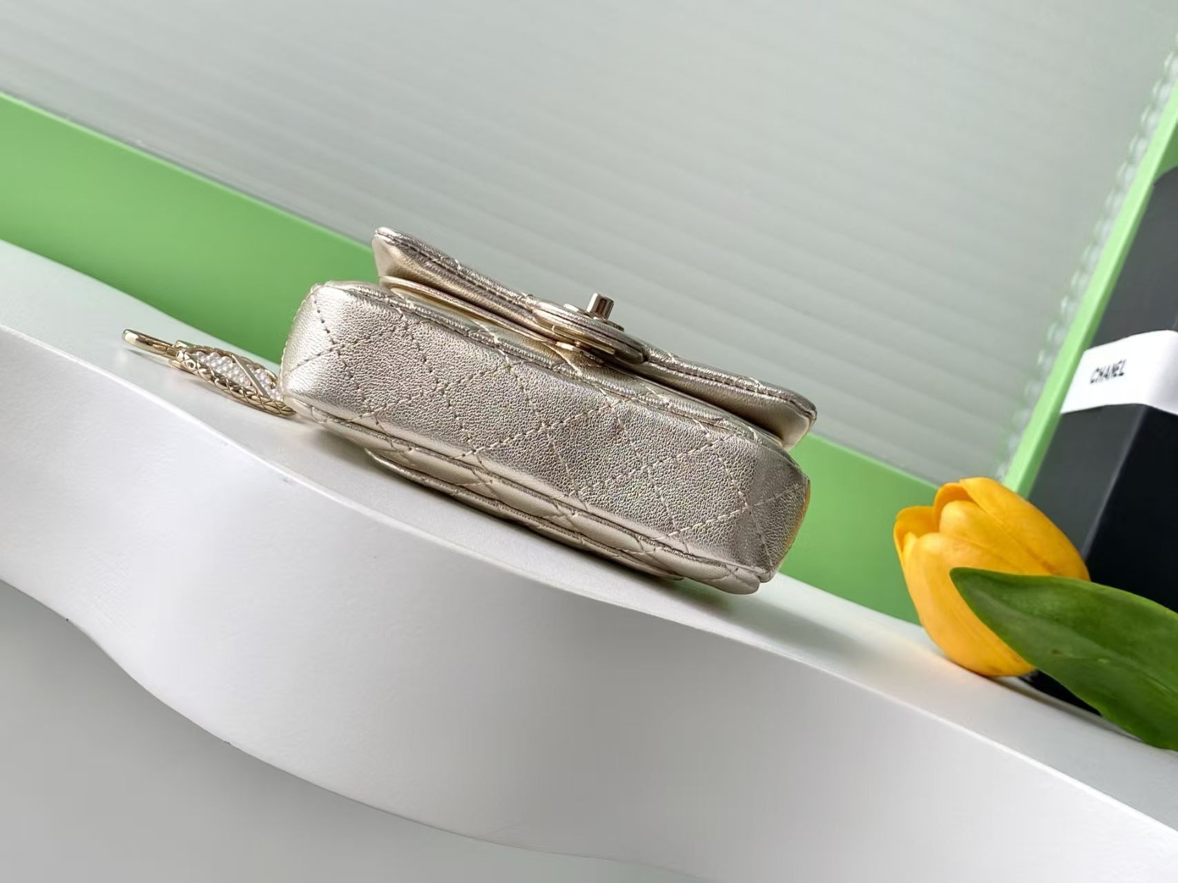 Chanel Classic Mini Bag with Hook 8x12.5x5cm