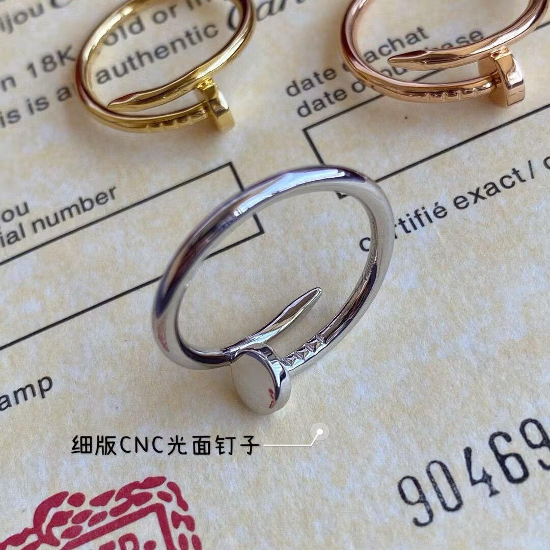 Cartier smooth nail Ring