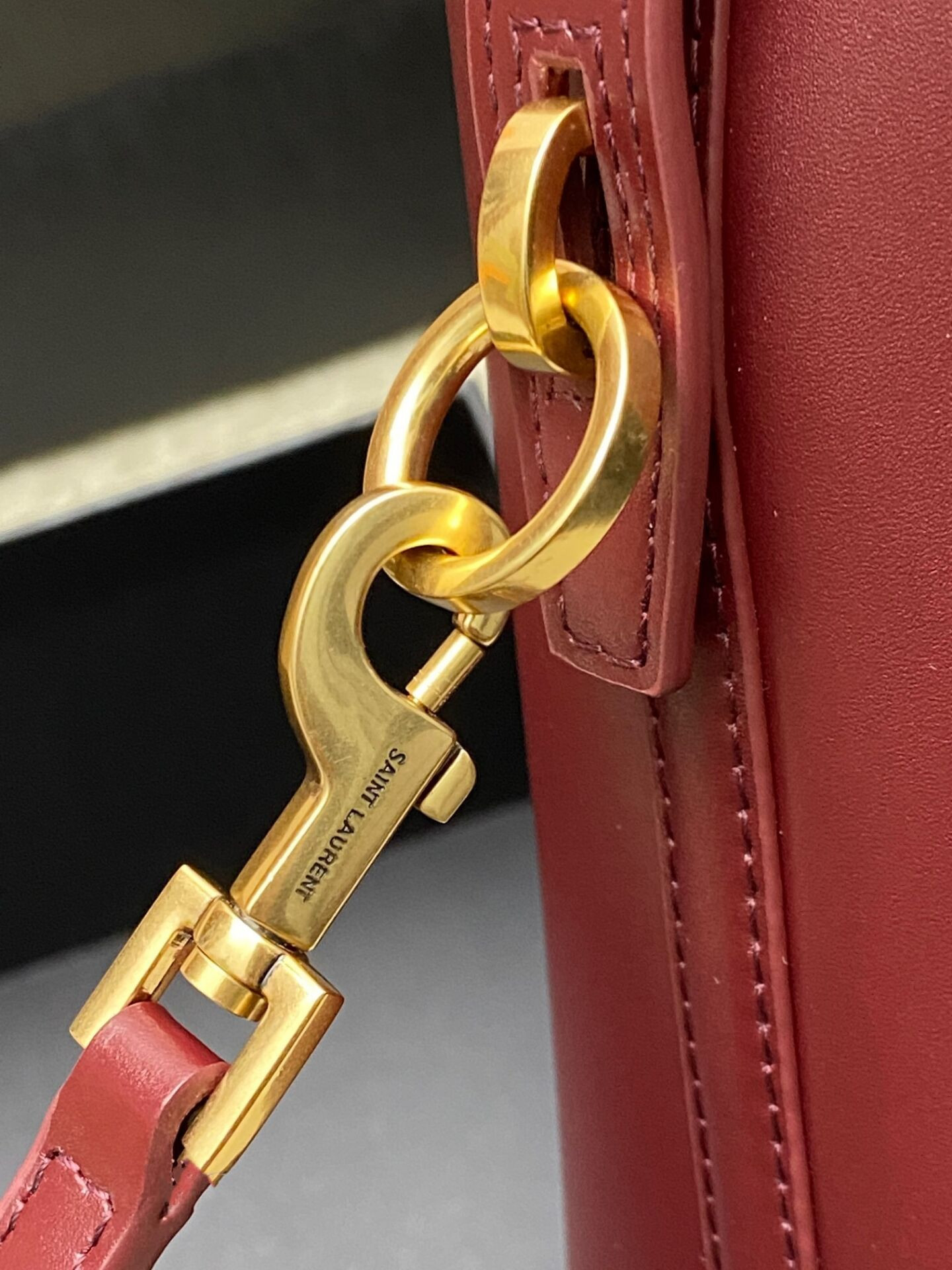 YSL LE 37 Mini (Shiny Leather) 15x13x6cm